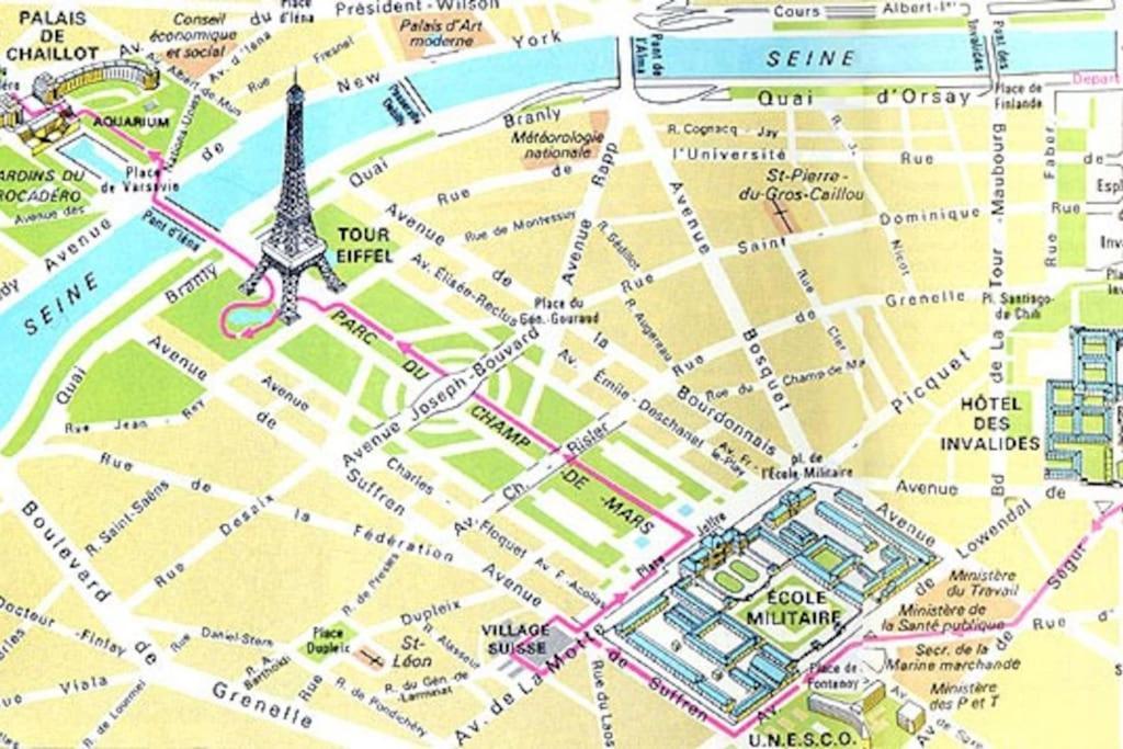 Studio Chic Paris Tour Eiffel Near Eiffel Tower 7Th Floor エクステリア 写真