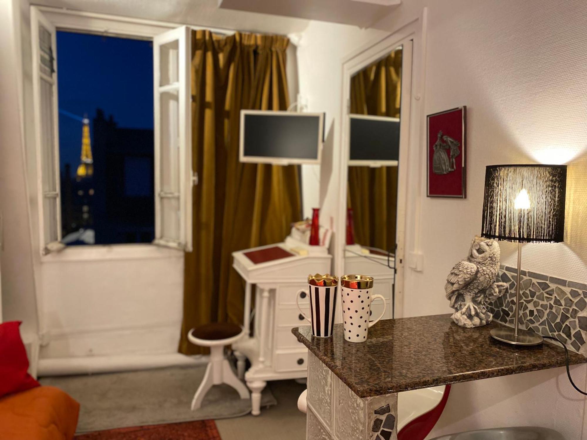 Studio Chic Paris Tour Eiffel Near Eiffel Tower 7Th Floor エクステリア 写真